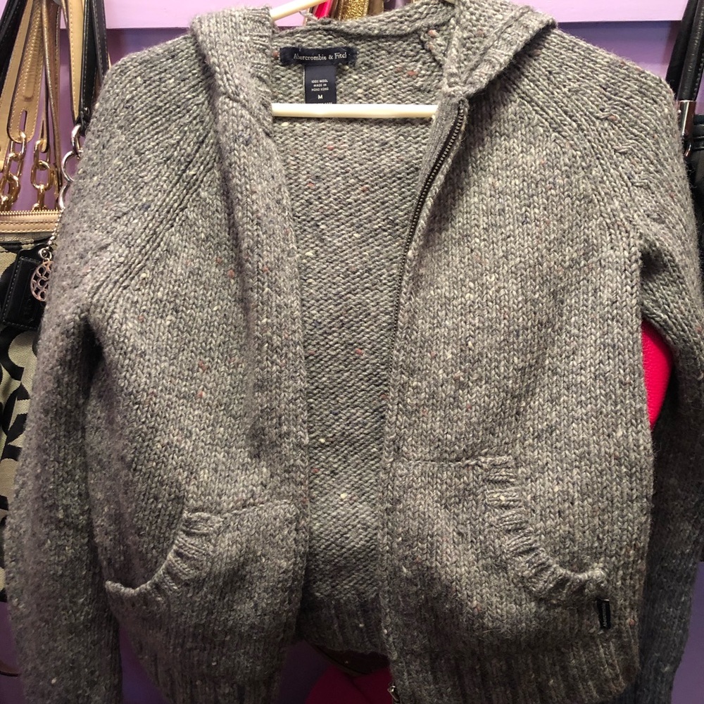 Abercrombie and Fitch wool zipup❤️